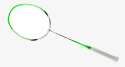 绿色羽毛球绿色羽毛球拍高清图片