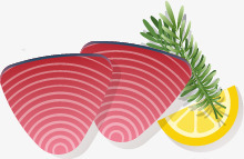 扁平化卡通美食素材
