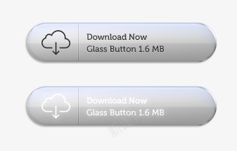 玻璃透明UI按钮图标图标