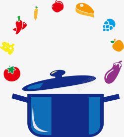 蔬菜和锅素材