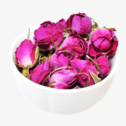 法兰西玫瑰花茶碗里的法兰西玫瑰高清图片