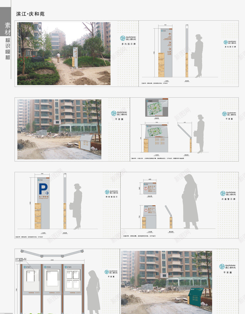 地产VIpng免抠素材_新图网 https://ixintu.com VI设计 停车场 地产VI 导视系统 平面图 指示牌 矢量VI设计 视觉系统设计 识别系统