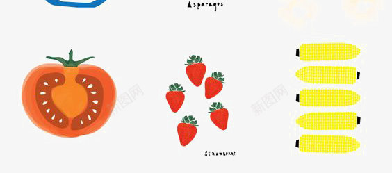 蔬菜水果合集png免抠素材_新图网 https://ixintu.com 卡通 手绘 洋葱 胡萝卜 萝卜 西瓜