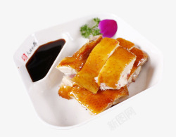 卤鸡烧鸡港式美食玫瑰酱油鸡高清图片