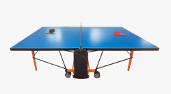 乒乓球活动蓝色乒乓球台高清图片