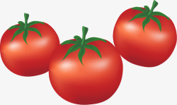 卡通西红柿矢量图素材