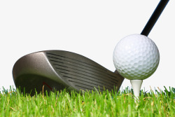 高尔夫活动设计高尔夫球和高尔夫球杆高清图片