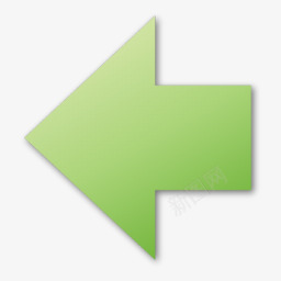 绿色的左箭头图标png_新图网 https://ixintu.com 左箭头 返回