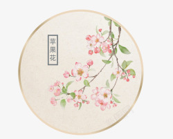 中国古典扇子卡通中国扇子装饰图案高清图片