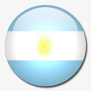 argentina阿根廷国旗国圆形世界旗图标高清图片