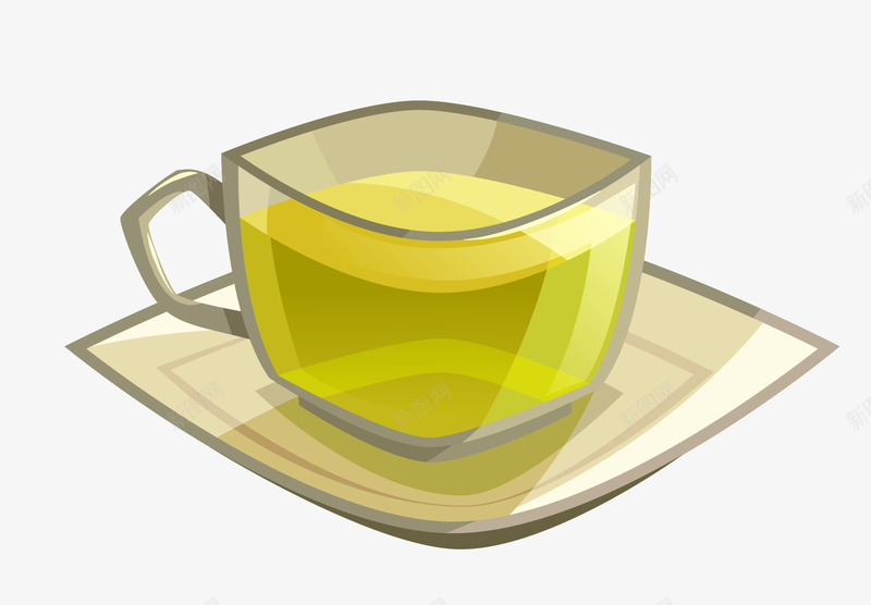 绿茶png免抠素材_新图网 https://ixintu.com 矢量素材 绿茶 茶水 饮品