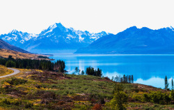 新西兰特卡波湖风景区特卡波湖景区高清图片