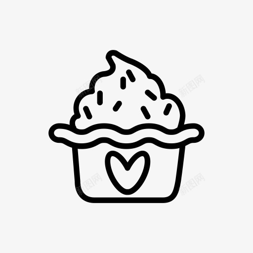 蛋糕奶油爱混乱打顶冰杯蛋糕png免抠素材_新图网 https://ixintu.com Cake cream love messes topping 奶油 打顶 混乱 爱 蛋糕