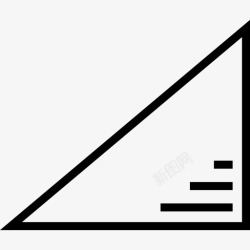 三角UI票水平图标高清图片