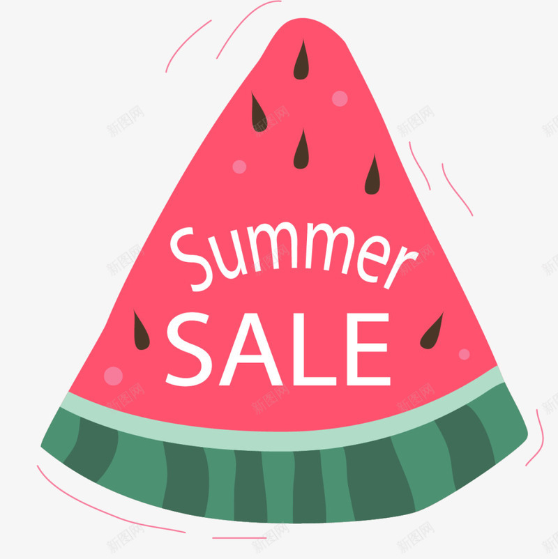 夏季促销红色西瓜png免抠素材_新图网 https://ixintu.com sale summer 夏季促销 夏季西瓜 夏日西瓜 红色西瓜