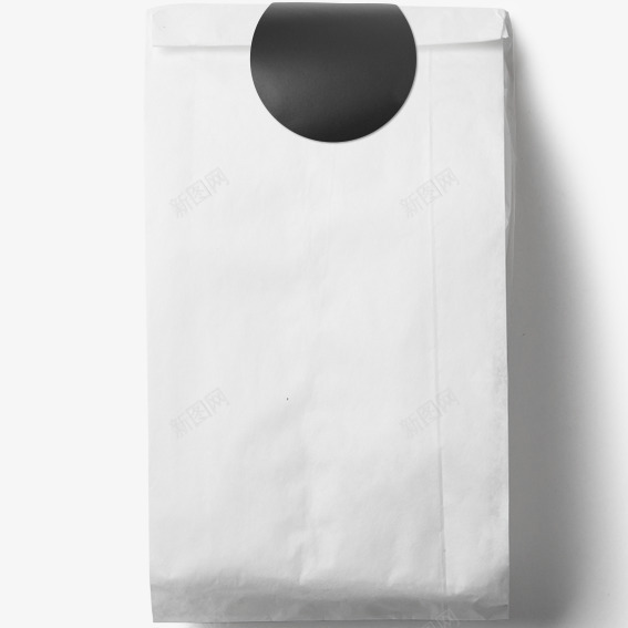 白色食品纸袋png免抠素材_新图网 https://ixintu.com 包装 白色 纸袋 食品袋