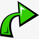 绿色是的箭头下一个前进可以对图标png_新图网 https://ixintu.com arrow correct forward green next ok right yes 下一个 前进 可以 啊 好 对的 是 的 箭头 绿色