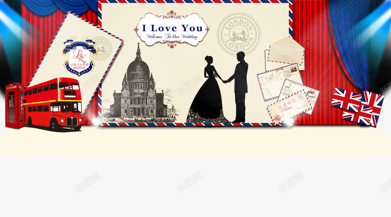 婚礼效果图png免抠素材_新图网 https://ixintu.com psd 婚礼效果图 婚礼效果图免费下载 婚礼素材 白色 英伦风婚礼 西式婚礼