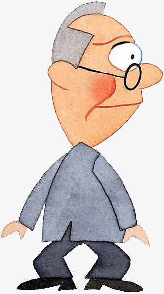 戴眼镜的老头png免抠素材_新图网 https://ixintu.com 一位 卡通 手绘 眼镜 秃顶 老头 西装 黑色