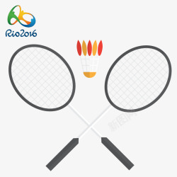 2016奥运会门羽毛球双打高清图片