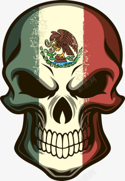 墨西哥骷髅图案素材