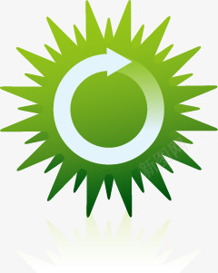 可回收利用标志png免抠素材_新图网 https://ixintu.com 可回收利用标志 环保 箭头 绿色