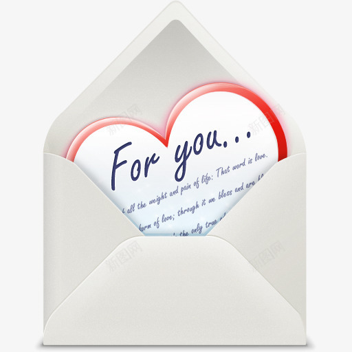 信爱ValentinesDayicons图标png_新图网 https://ixintu.com letter love 信 爱
