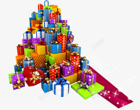 礼品盒堆淘宝礼品盒psd免抠素材_新图网 https://ixintu.com 礼品盒堆淘宝素材礼品盒