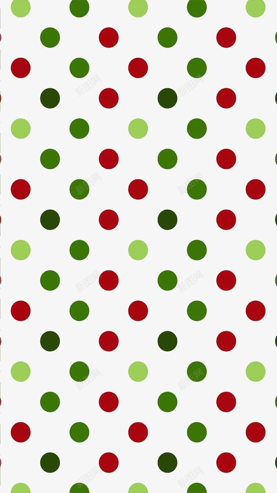 红绿圆点背景png免抠素材_新图网 https://ixintu.com 创意 圣诞节 背景 节日