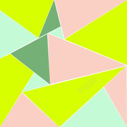 颜色块混乱分割抽象三角高清图片