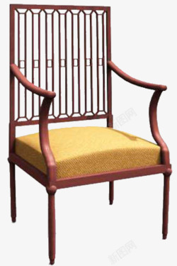 木制沙发腿中式凳子书房沙发椅子高清图片