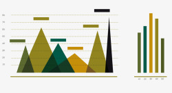 企业指数三角形数据图高清图片