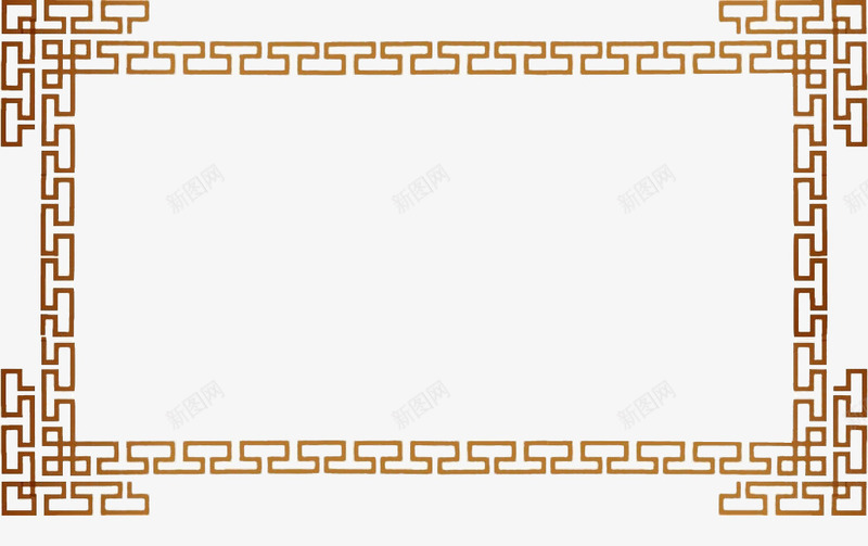 中国风边框png免抠素材_新图网 https://ixintu.com 中国风 中国风边框矢量 中式 相框 边框
