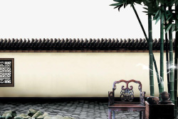 中式屋檐装饰素材
