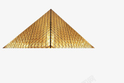 玻璃金字塔素材