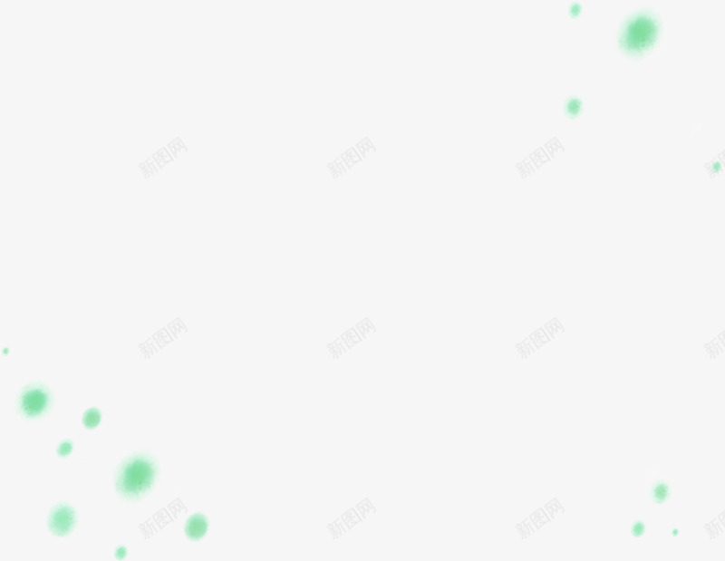 绿色圆点斑点漂浮png免抠素材_新图网 https://ixintu.com 圆点 斑点 漂浮 绿色