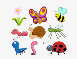 简单的蜗牛图片各种各样的虫子高清图片