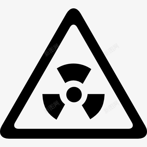 生物危害风险三角信号图标png_新图网 https://ixintu.com 三角形 信号 危险标志 标志 风险隔离