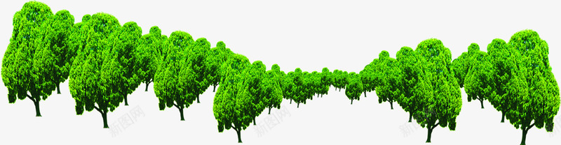 创意绿色森林效果图png免抠素材_新图网 https://ixintu.com 创意 效果图 森林 绿色