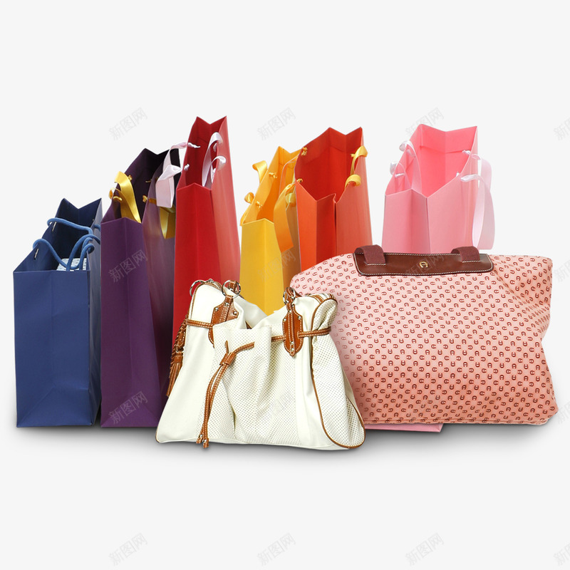 购物袋购物热潮png免抠素材_新图网 https://ixintu.com 包装 手提袋 衣服包装袋 衣服袋 袋子 购物 购物袋
