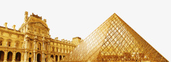 法国建筑卢浮宫素材