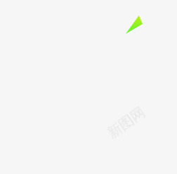绿色三角形艺术装饰png免抠素材_新图网 https://ixintu.com 三角形 绿色 艺术 装饰