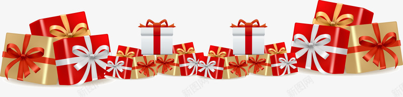 红色礼物盒png免抠素材_新图网 https://ixintu.com 单个礼物盒 喜庆 精美礼品 红色礼物盒 金色