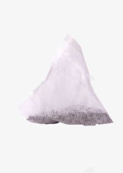 白色三角茶包素材