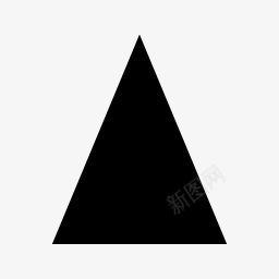 形状三角形等腰BlackDefaulticons图标图标