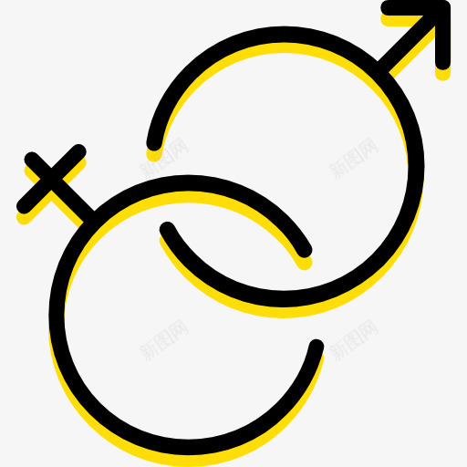 性别图标png_新图网 https://ixintu.com femenine 女人 女孩 女性 性别 标志 火星 爱和浪漫 男人 男性 符号 金星