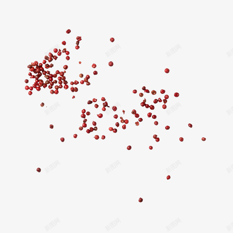 红色豆子psd免抠素材_新图网 https://ixintu.com 圆点 散布 熬粥 立体 红色 美食 豆子 食物