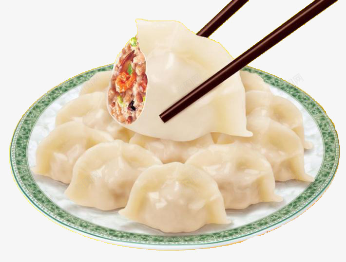 饺子png免抠素材_新图网 https://ixintu.com 中国菜 中式菜品 家常菜 热菜 美味 舌尖上的中国 餐饮美食 饺子