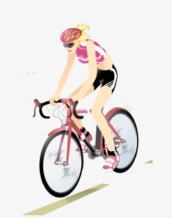 美女比赛设计骑自行车的时尚美女高清图片