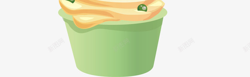 绿豆雪糕png免抠素材_新图网 https://ixintu.com 中式甜品 中式零食 卡通设计 手绘 绿豆 美食设计